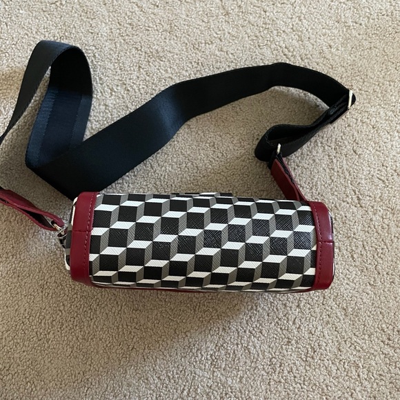 pierre hardy black burgundy cube box bag - Picture 4 of 6